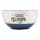 Good Things Printed Bi-Colour Blue Base Goblet