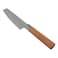 Kasa Wood Handle Vegetable Knife, 10cm