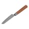 Kasa Wood Handle Vegetable Knife, 10cm