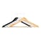 Wooden Hangers Set, Black, 8 PCS