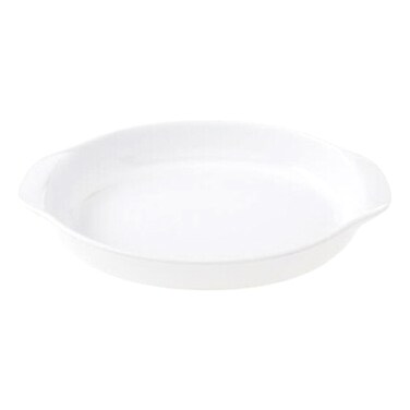 صينية خبز بيضاوية للفرن، أبيض، 43×28 سم