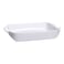 صينية خبز مستطيلة للفرن، أبيض، 34.8 × 24.7 سم