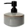 موزع صابون سائل للمرحاض، باللون الرمادي الفاتح