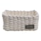 كاسا سلة مستطيلة، متوسطة، باللون الأبيض
