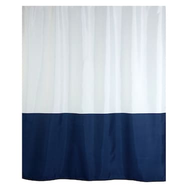 Kasa Polyester Shower Curtain, Blue, 180x200cm