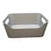 تنظيم سلة بلاستيكية، رمادي