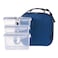 Kasa Food Holder Suitcase with 3 Lunch Box, Blue