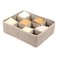 Drawer Organizer 12 Compartments, Beige