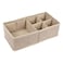 8 Compartments Drawer Organizer, Beige