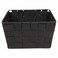 VIGO Woven Storage Basket Black, 19x11x19cm