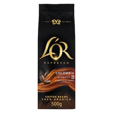 L'or Colombia Intensity 8 Coffee Beans, 500g