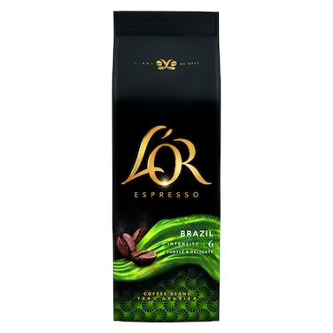 L'or Brazil Espresso Intensity 6 Coffee Beans, 500g