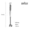 Braun MultiQuick 5 3in1 Hand Blender MQ50236, 1000 W, 21 Speeds, White