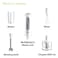 Braun MultiQuick 5 3in1 Hand Blender MQ50236, 1000 W, 21 Speeds, White
