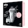 Braun Wet and Dry 3 in 1 Epilator SE7041, Silver