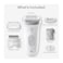 Braun Wet and Dry 3 in 1 Epilator SE7041, Silver