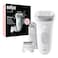 Braun Wet and Dry 3 in 1 Epilator SE7041, Silver