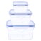 Feelings, 3 Pcs Clip Lock Container