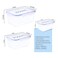 Feelings, 3 Pcs Clip Lock Container