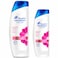 Head and Shoulders Smooth and Silky Anti-Dandruff Shampoo, 350ml and 190ml, Pack of 2