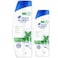 Head and Shoulders Menthol Refresh Anti-Dandruff Shampoo, 350ml and 190ml, Pack of 2