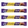 Cadbury Flake Dipped Chocolate Bar, 28g Pack of 4