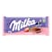 Milka Strawberry Chocolate Bar, 90g Pack of 20