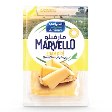 Almarai Marvello Edam Natural Cheese Slices, 150g