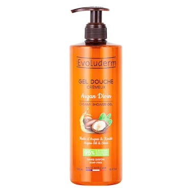 ايفولودروم جل استحمام كريمي بزيت الأرغان والشيا، 500 ملل