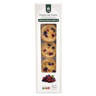 Carrefour Pastel De Nata Mixed Berries 4 Pieces