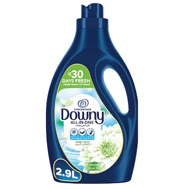 Downy All-in-One Concentrate Fabric Softener, Spring Fresh, 2.9L