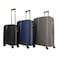 Track Sparkle 8 Wheel Luggage Hard Trolley, Black, 55cm