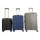 Track Sparkle 8 Wheel Luggage Hard Trolley, Black, 68cm