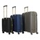Track Sparkle 8 Wheel Luggage Hard Trolley, Black, 68cm