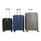 Track Sparkle 8 Wheel Luggage Hard Trolley, Navy, 68cm