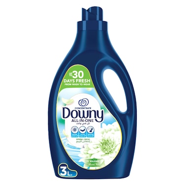 Downy All-in-One Concentrate Fabric Softener, Spring Fresh, (75 Washes), 3L