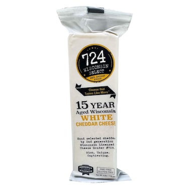 724 Wisconsin Select 15 Year Aged Cheddar Cheese, 138.9g
