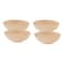 Kasa Porto, 4 Pcs Soup Plates Set, Beige