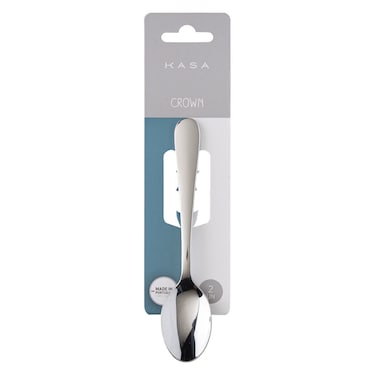 Kasa Crown, 2 Pcs Dessert Spoons Set