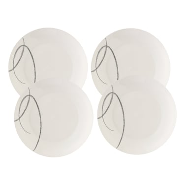 Foz Coa Brush Line, 4 Pcs Dinner Plates Set