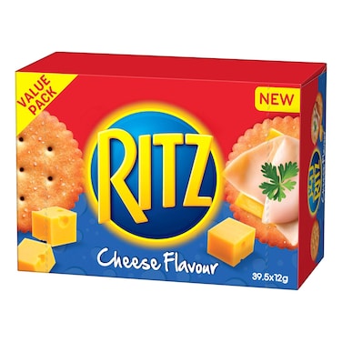 Ritz Salted Biscuit Cheese Flavour Powder, 39.5g Pack of 12