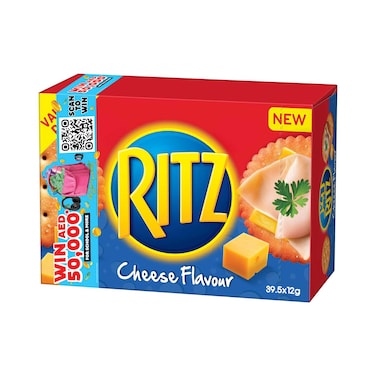Ritz Salted Biscuit Cheese Flavour Powder, 39.5g Pack of 12
