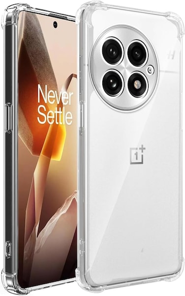 Transparent Case for OnePlus 13, Crystal Clear Soft TPU Shock-Absorbing Protective Back Case Ultra-thin [Airbag Protection] Drop Protection Anti-Scratch Rugged Bumper Cover for OnePlus 13 5G