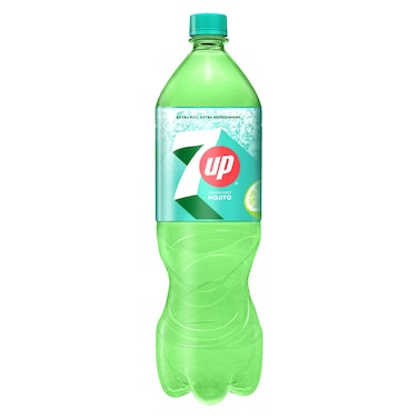 7Up Lemon Mint Mojito Soft Drink PET Bottle, 1.5L
