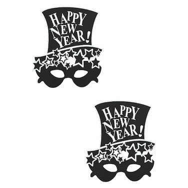 Happy New Year Eye Mask 14606, 2PCS