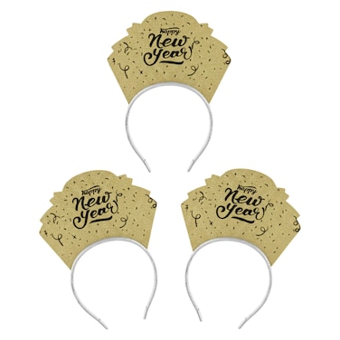Happy New Year Tiara Pack 14569, 3PCS