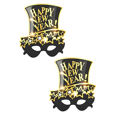 Happy New Year Eye Mask 13098, 2PCS