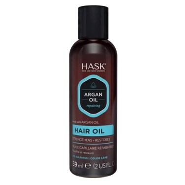 HASK Hair Oil, Argan Oil and Monoi Coconut Oil, 59ml, Assorted