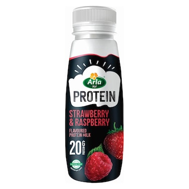 آرلا حليب بروتين بنكهة الفراولة والتوت، 225 ملل