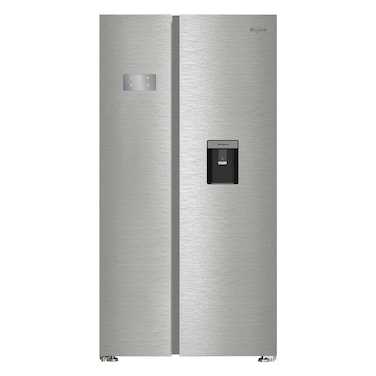 Whirlpool Side by Side Door Refrigerator WSBF916634 XME, Pearl Steel, 525 L, 2 Doors